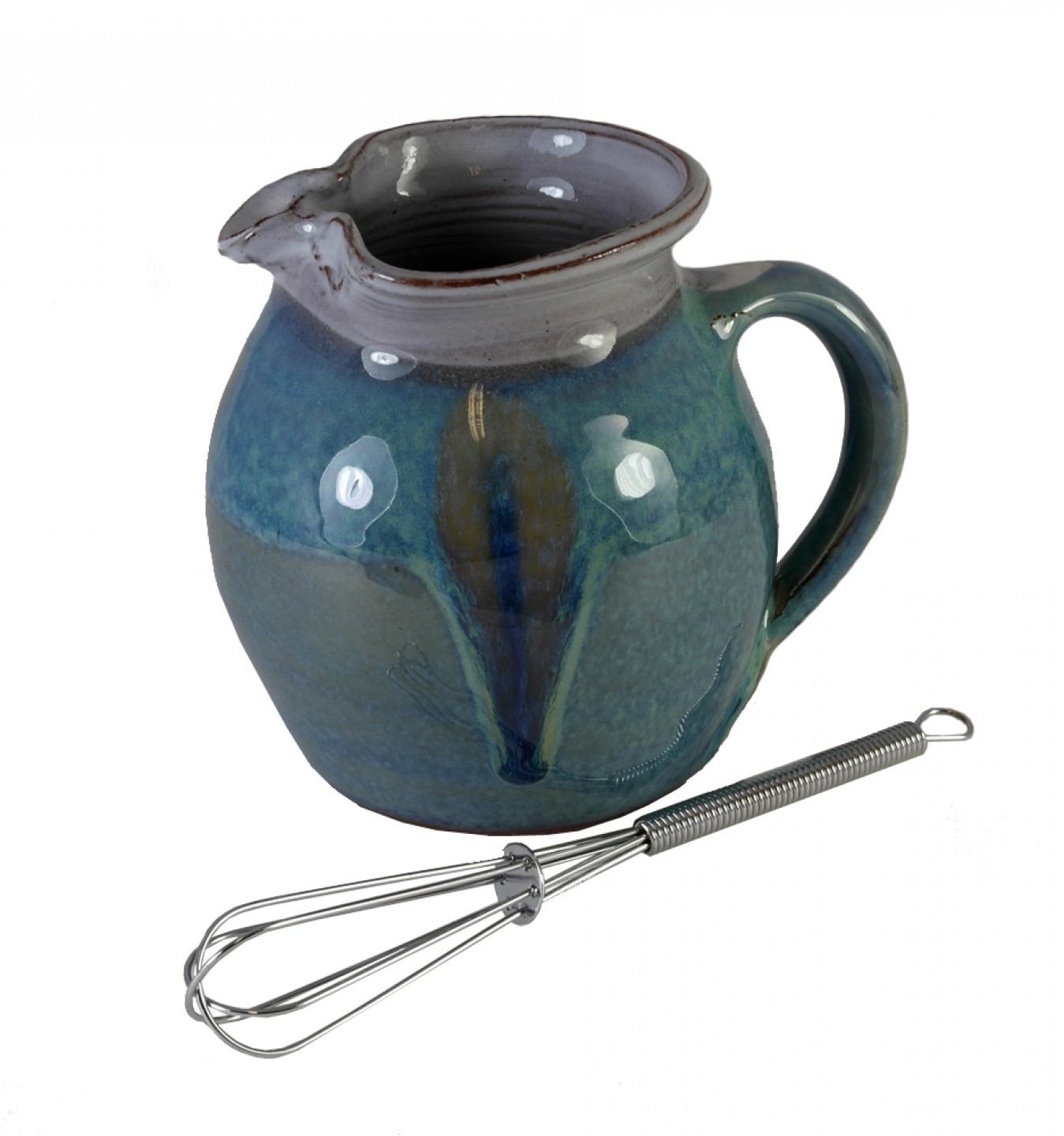Peacock Salad Dressing Jug