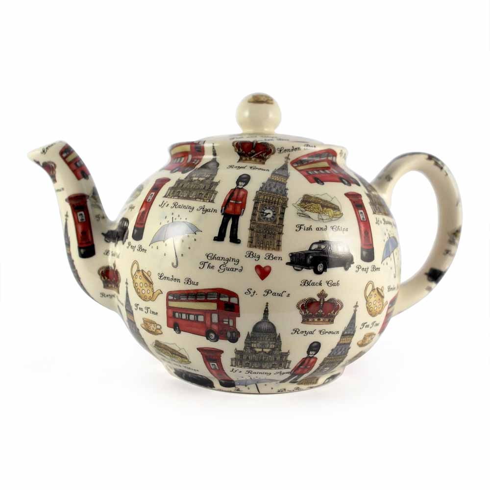 London Scenes Large Teapot