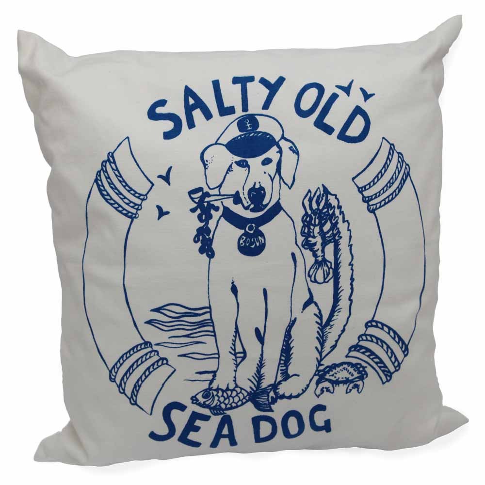 Salty Old Sea Dog Cushion
