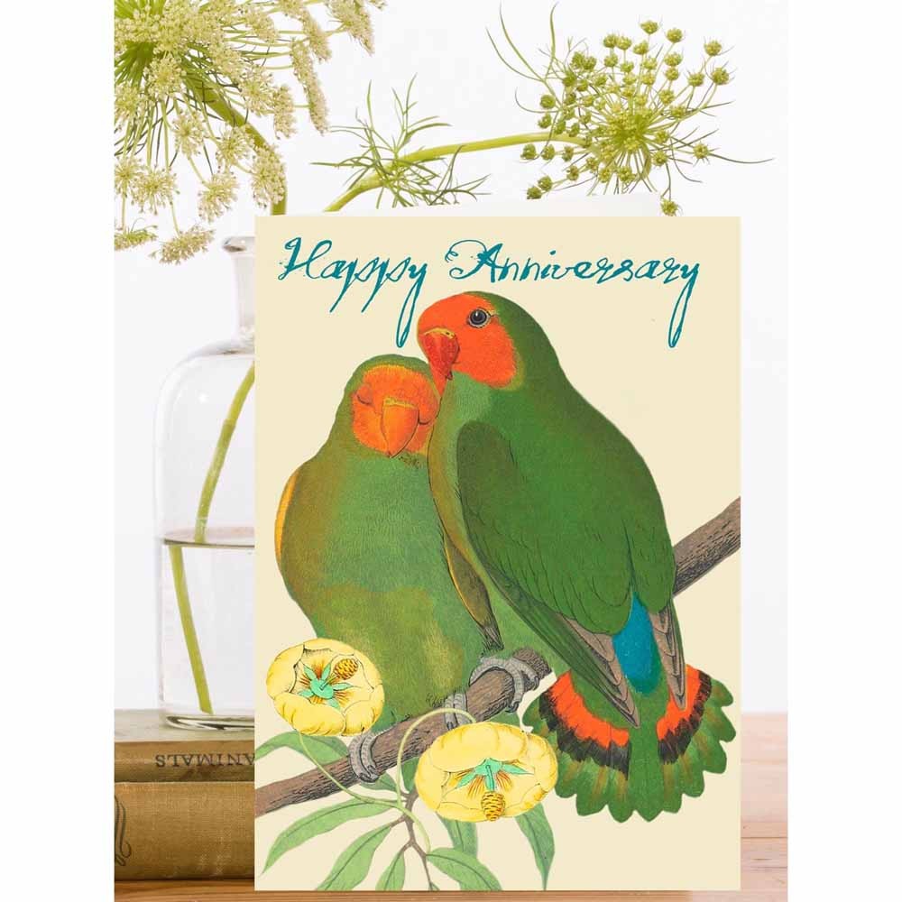 Love Birds Anniversary Card
