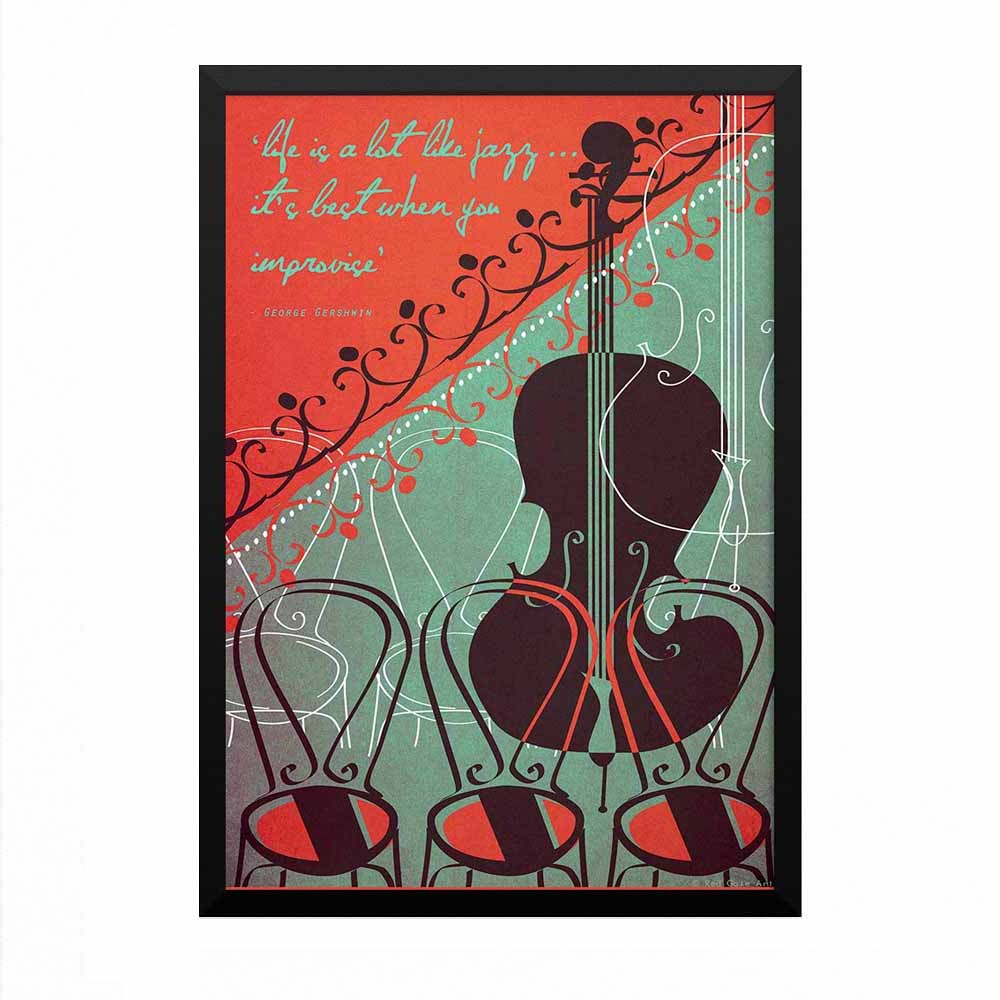 Jazz Print Framed