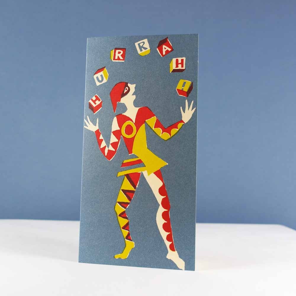 'Hurrah' Juggler Card