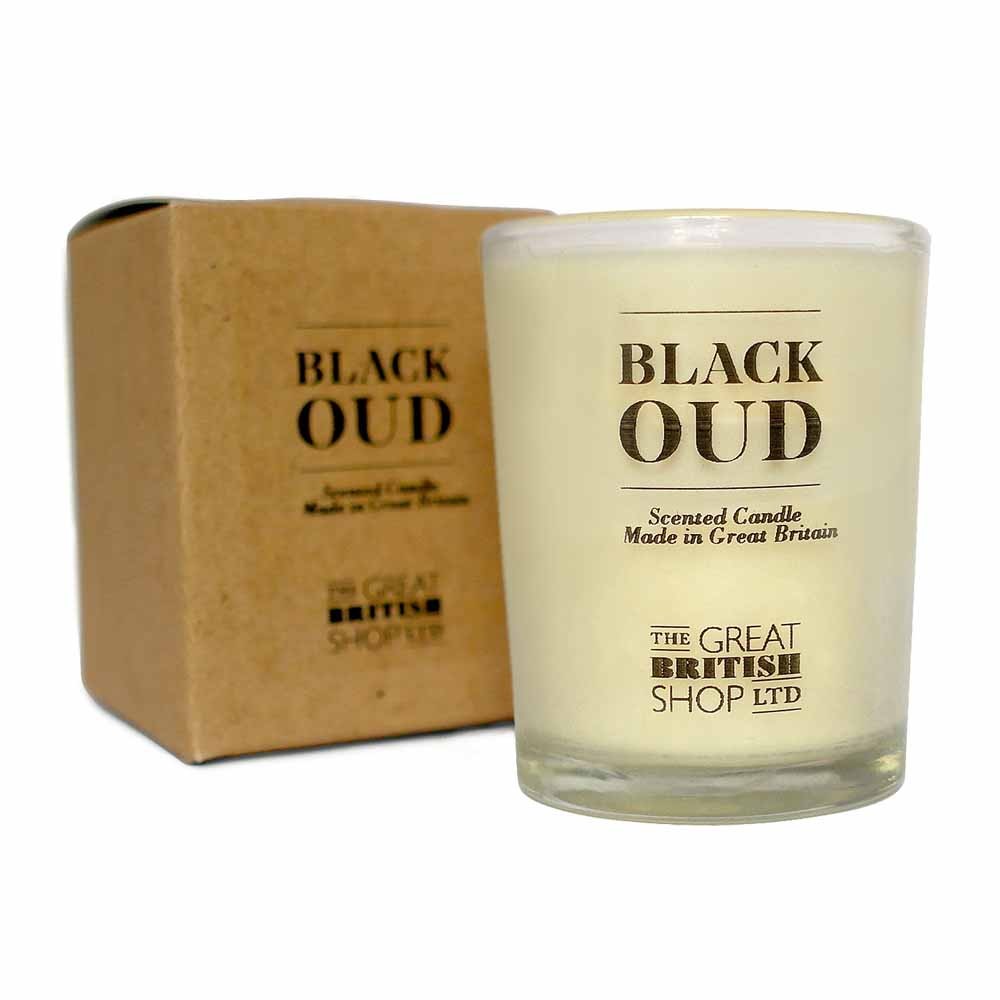 Black Oud Scented Votive Candle