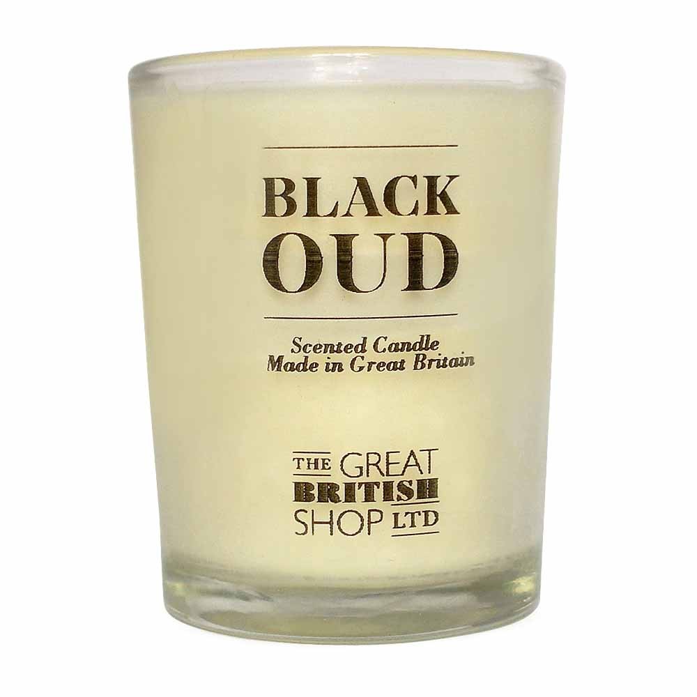 Black Oud Scented Votive Candle