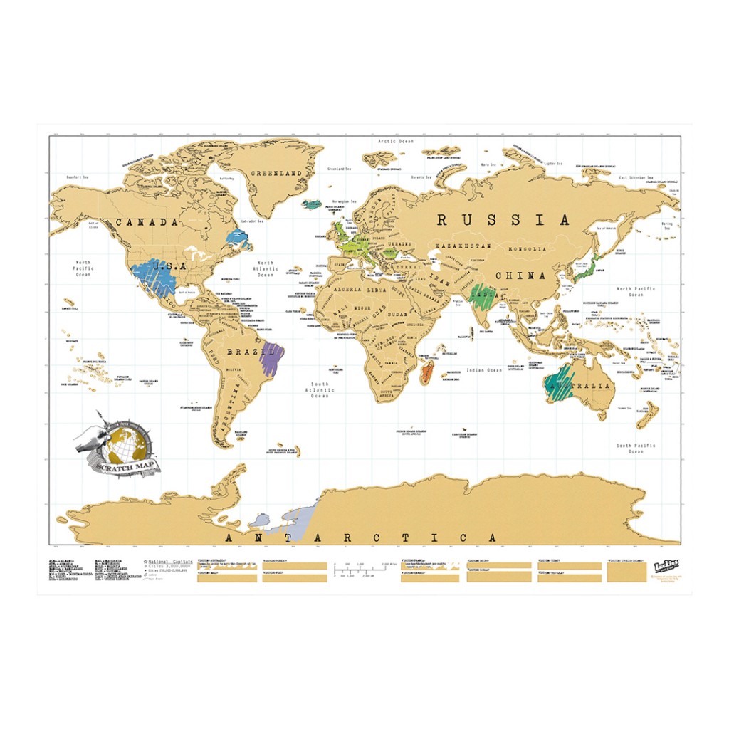 World Scratch Map