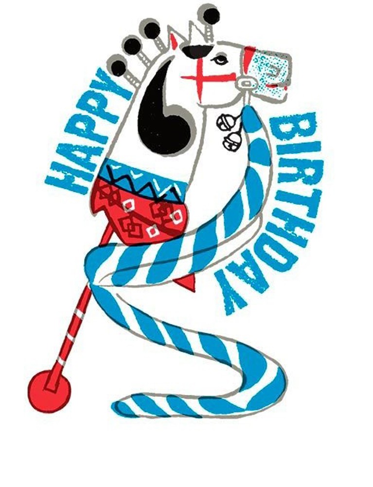 Hobby Horse Birthday Card